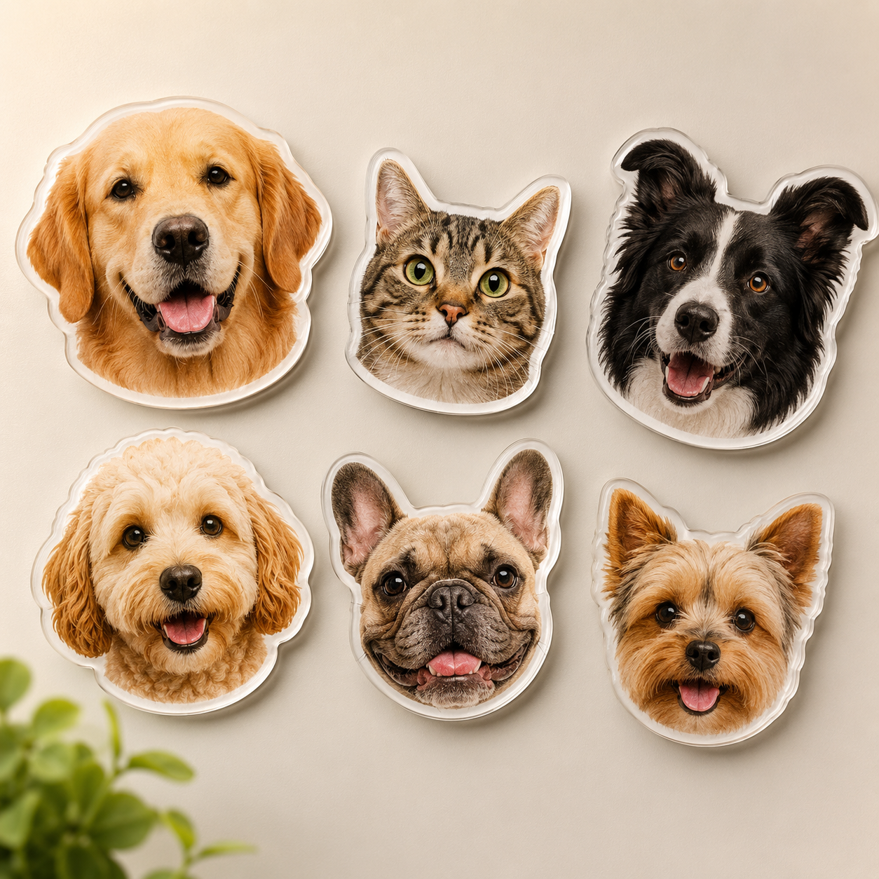 Multiple pet magnets